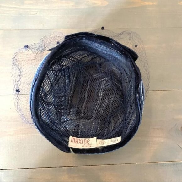 Vintage Maxine Hats Union Made Toque Netted Hat - Picture 7 of 10
